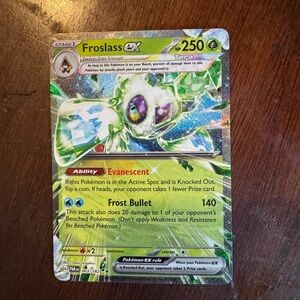 Pokemon Eroslass EX Holographic Card - Green